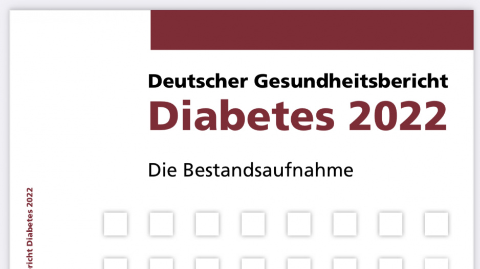 Cover - Deutscher Gesundheitsbericht Diabetes 2022